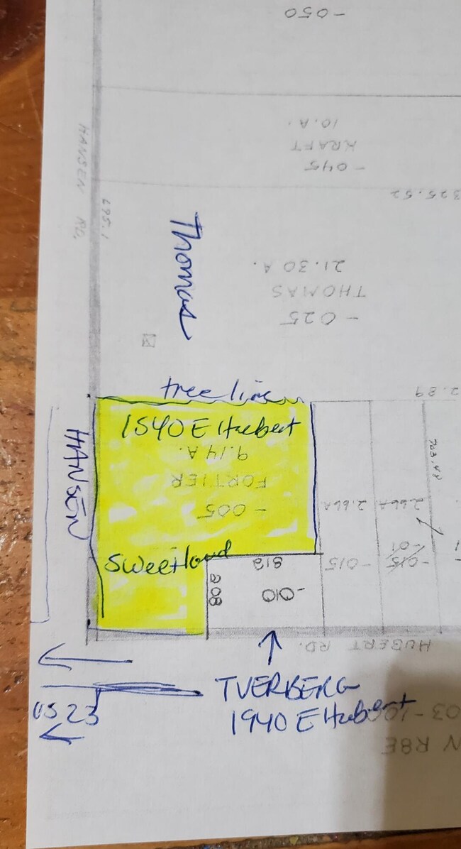 1540 E Hubert Rd map