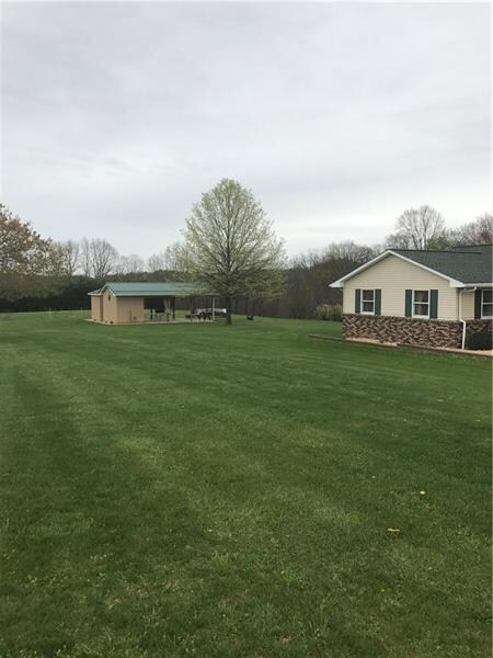 Flat well maintained land surround home with Pavil