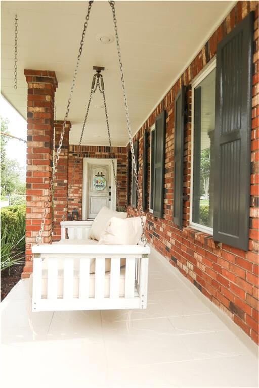 Front Porch with Swing