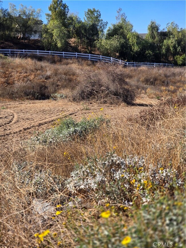 view with fence above
