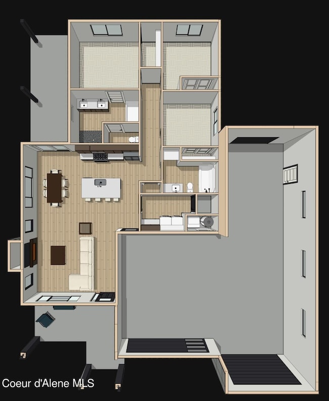 3 Cheyenne 3D floor plan