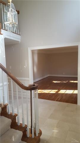 View into the living room from the foyer