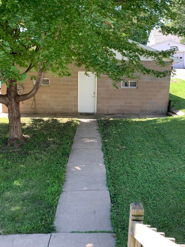 Sidewalk Between Garage and House