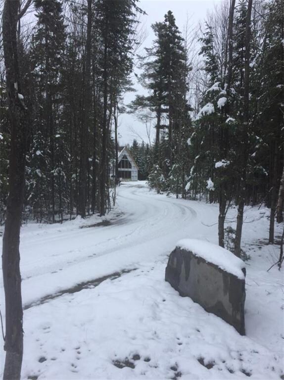 Looking at camp from driveway