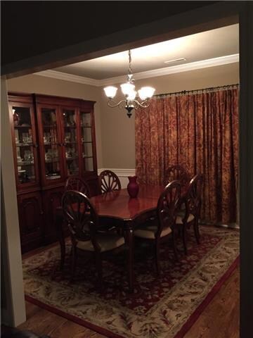 ~Another view of Dining room. Double Windows~