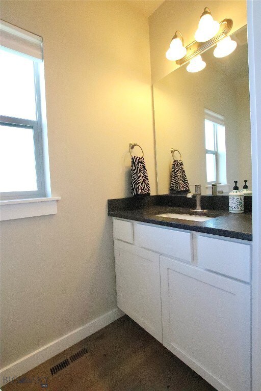Main floor, half bath