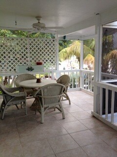 Screened Deck for morning coffee