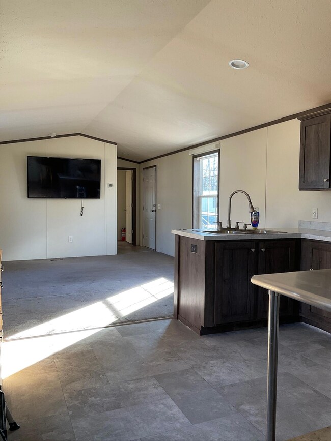 View from Kitchen to Living Room