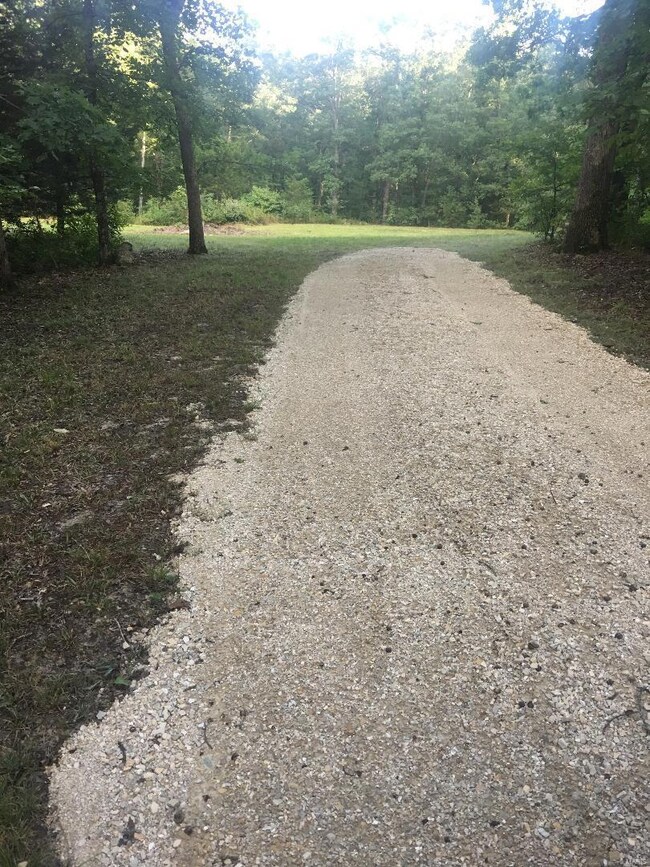 driveway recently rocked