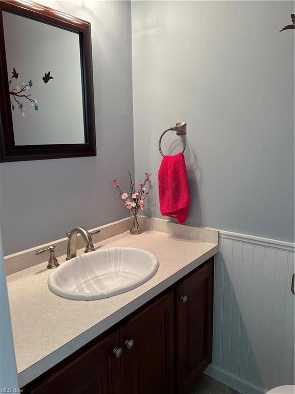 main level half bath