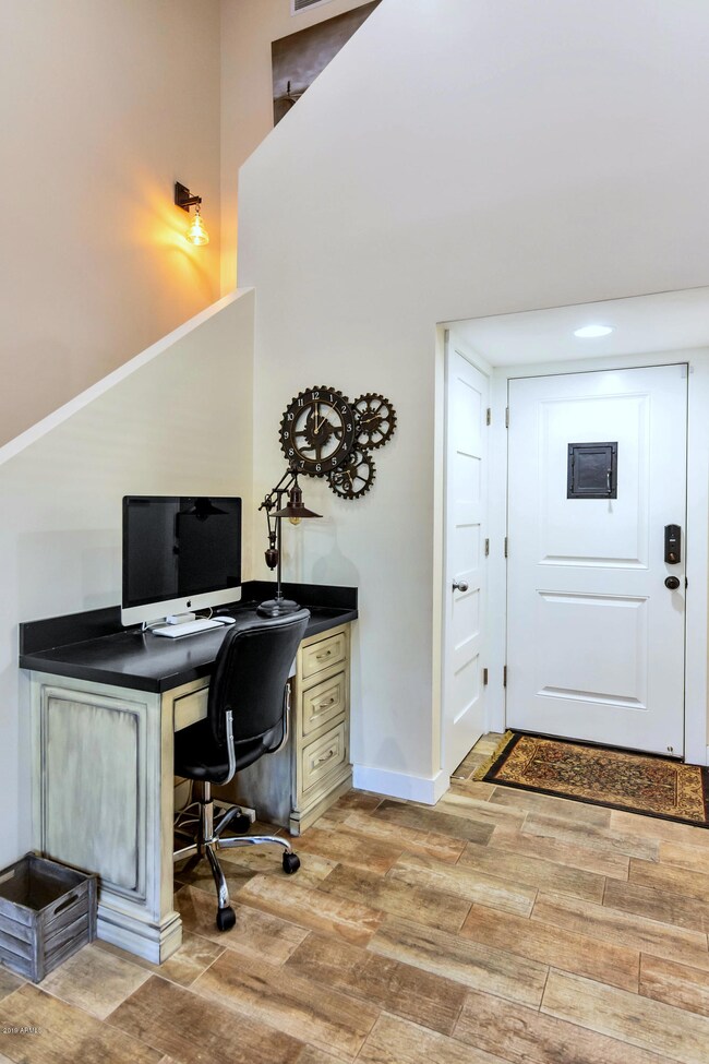 Built in desk
