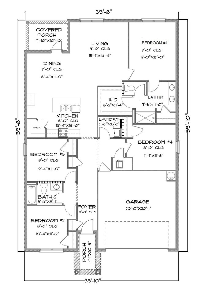 Floorplan of the Cali 