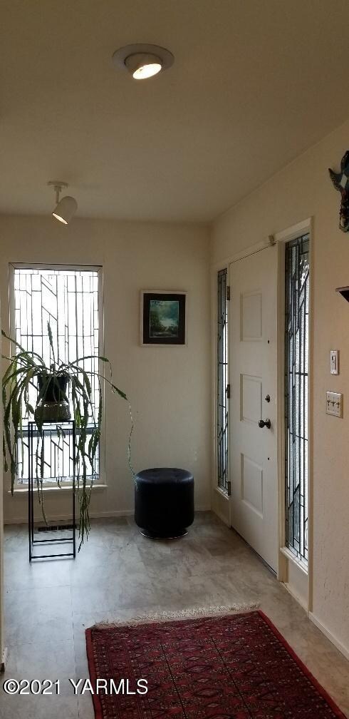 Sun filled foyer