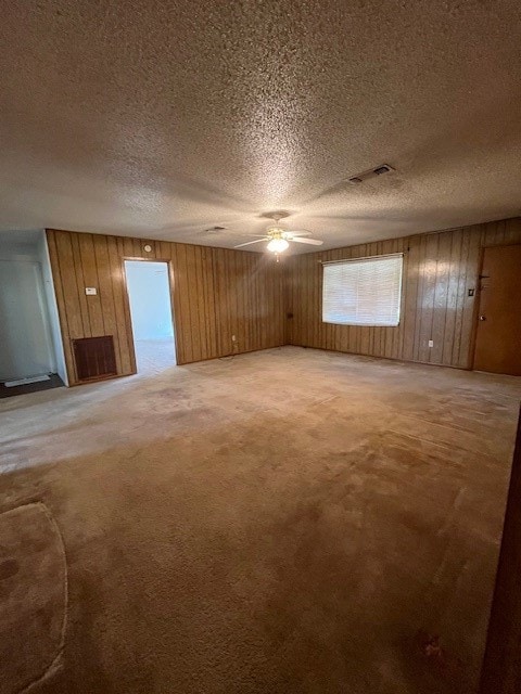Family room with paneling