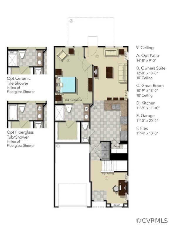 FIRST FLOOR - This home includes the double vanity