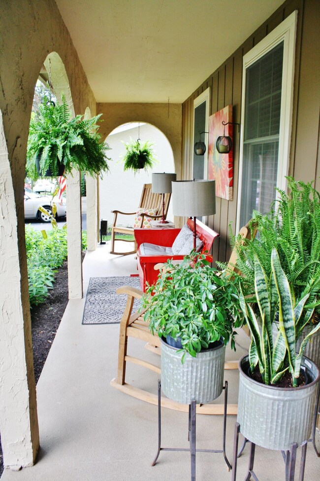 Gorgeous Front Porch Living Space