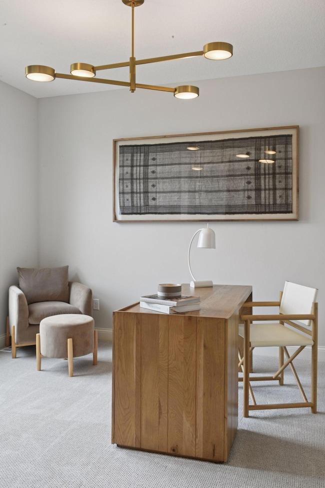 Main level flex room off of front entry.