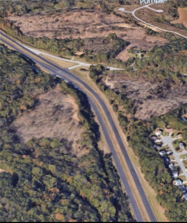 Aerial overview of property's location