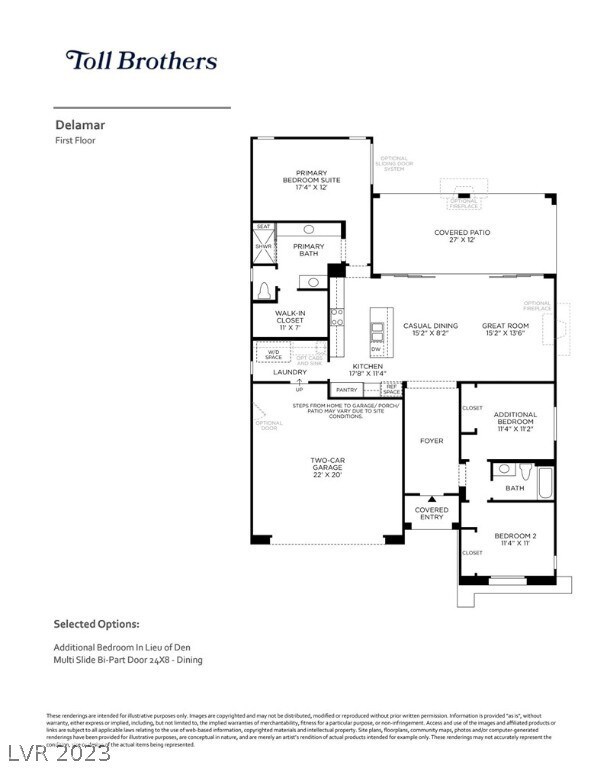 Floorplan - Lot 2 - Delamar Desert Prairie