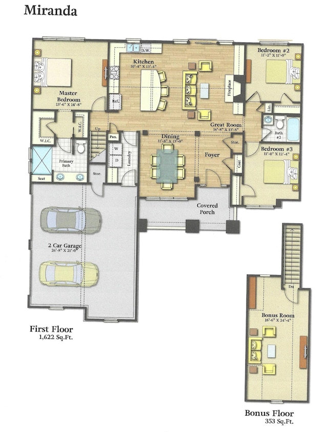 8812 Walsh Floor Plan