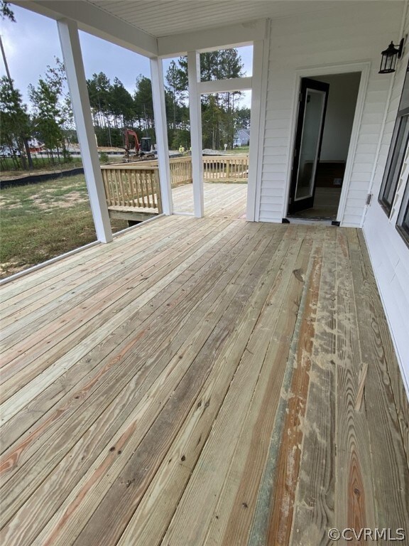Sept 18 21 Deck off of screen porch