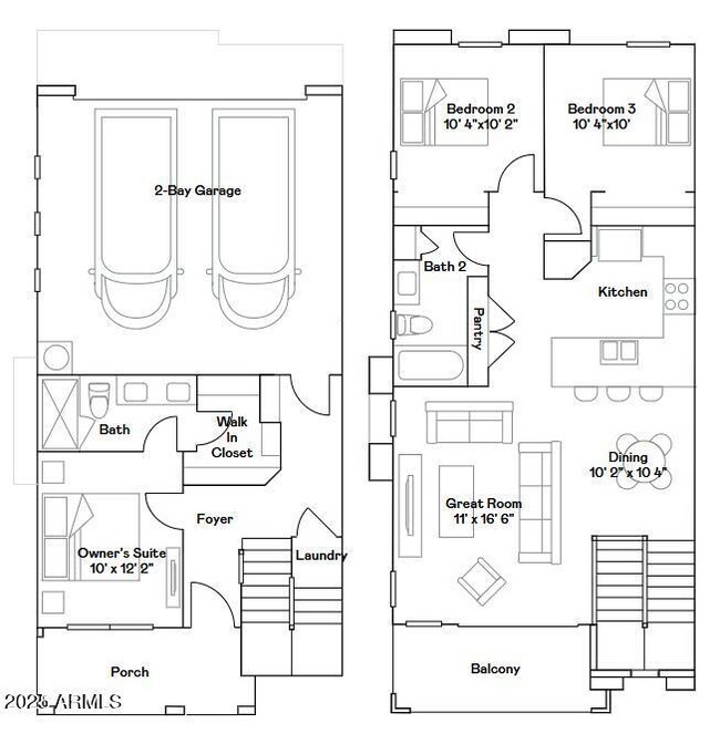 Tanager Towns 103 Floorplan