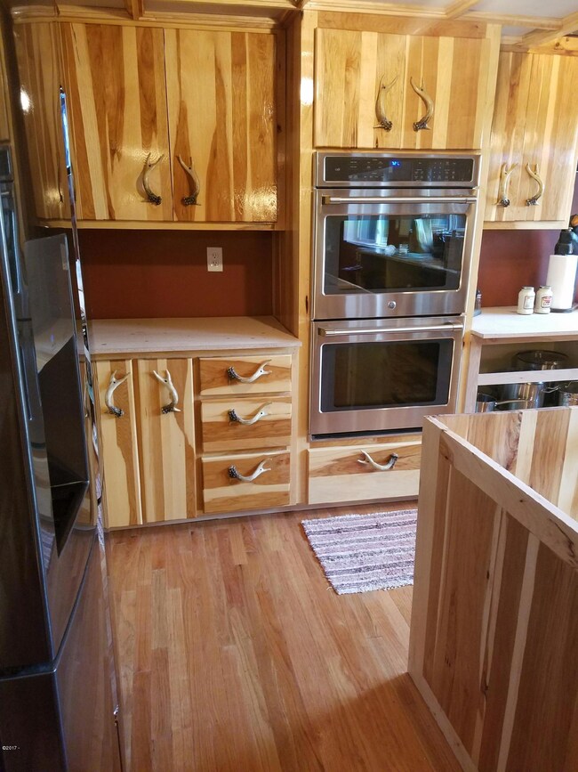 Custom hardwood cabinets