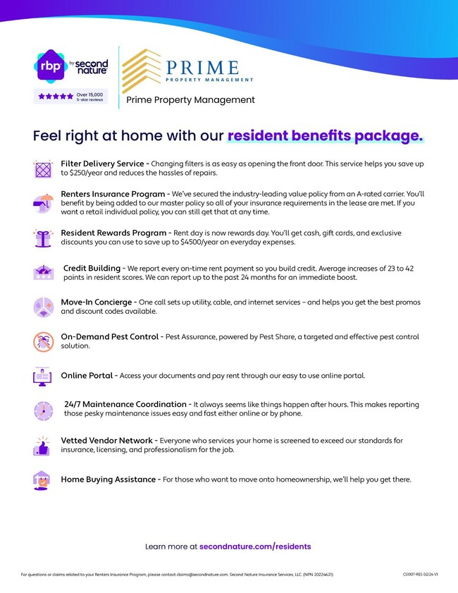 Resident RBP Flyer - Prime PM Photo for