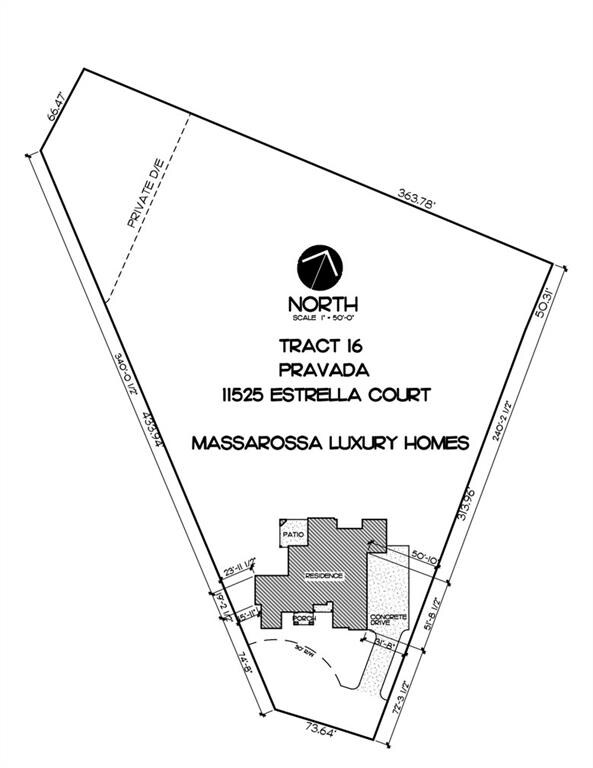 Plot map no necessarily accurate of final house pl