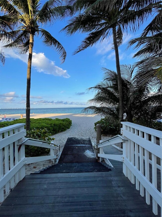 Beach Entrance from Pool