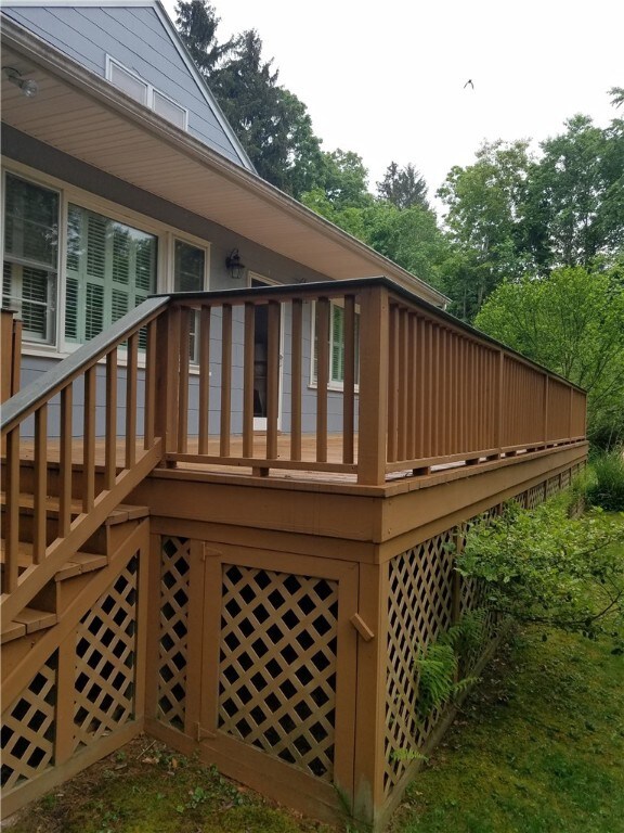 ACCESS DOOR TO UNDER DECK STORAGE
