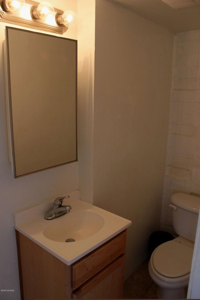 Powder room for main living area