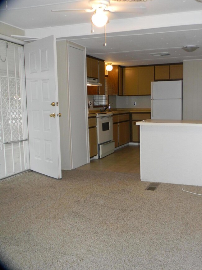 Living room to kitchen