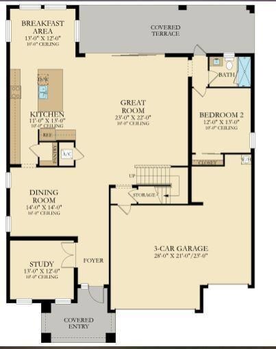 Easton Floor Plan Main Level