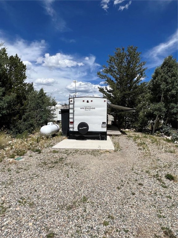 large rv pad on pull through lot