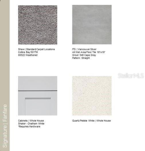 Design Selections ~ Home is under construction, selections are subject to change