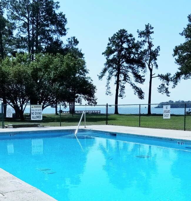 Pool and lake view