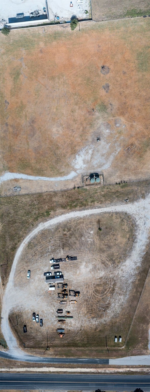 Aerial view Tract 3 (bottom) & 4 (top)