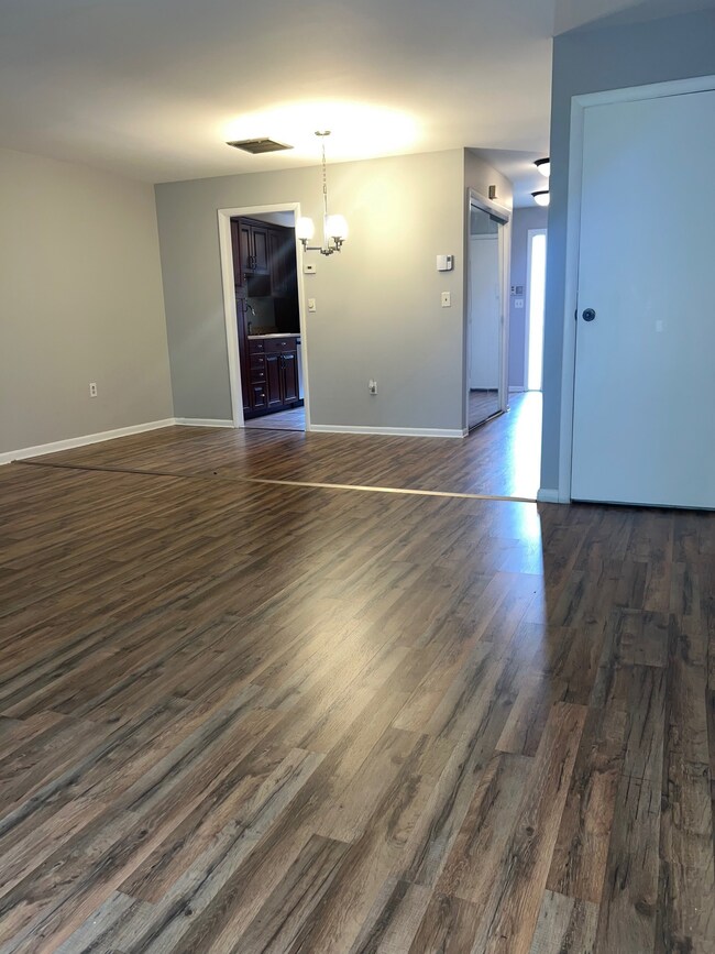 Living room dining room combination for an open floor plan feel