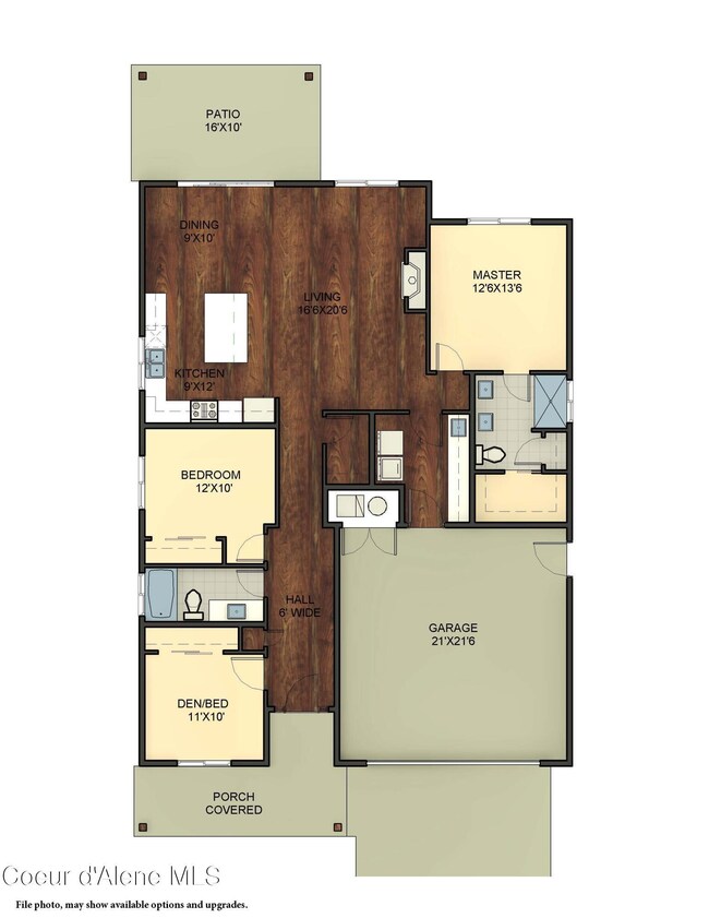 Rendered Floor Plan