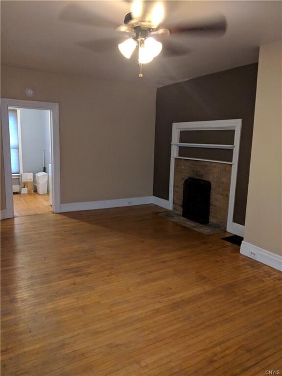 Left side apt, living room, before current tenant 