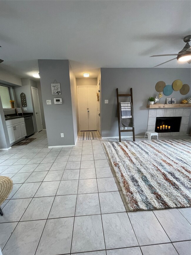 Extra closet space located by front door