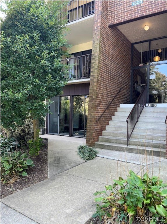 View of entrance to property