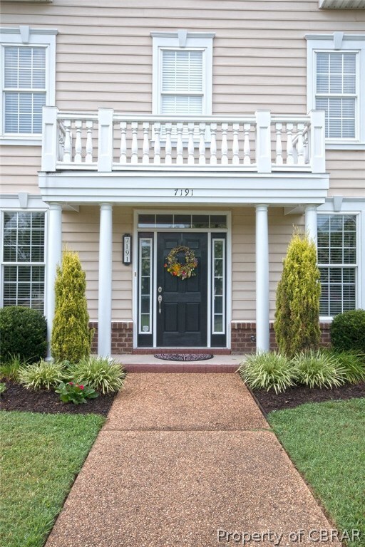 Aggregate walk to lovely front entrance