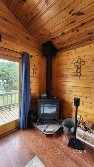 wood stove