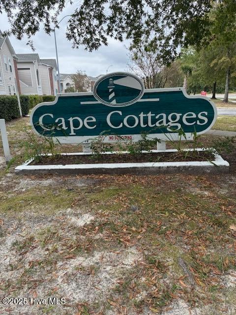 Cape Cottages Sign at Entrance