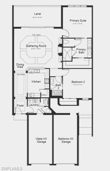 Additional Highlights Include: Quartz countertops, fireplace, and a screened lanai.