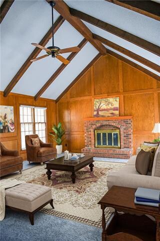 virtually staged, Large Family Room