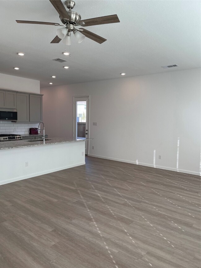 An open layout  great for entertainment