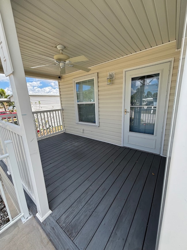 Front deck